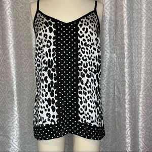 Express animal print tank top T2